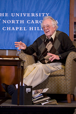 Dr. Oliver Smithies talking at the HSL on March 30, 2009