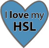I Love My HSL heart logo