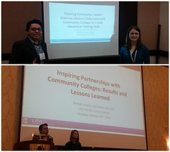 librarians presenting at a conference