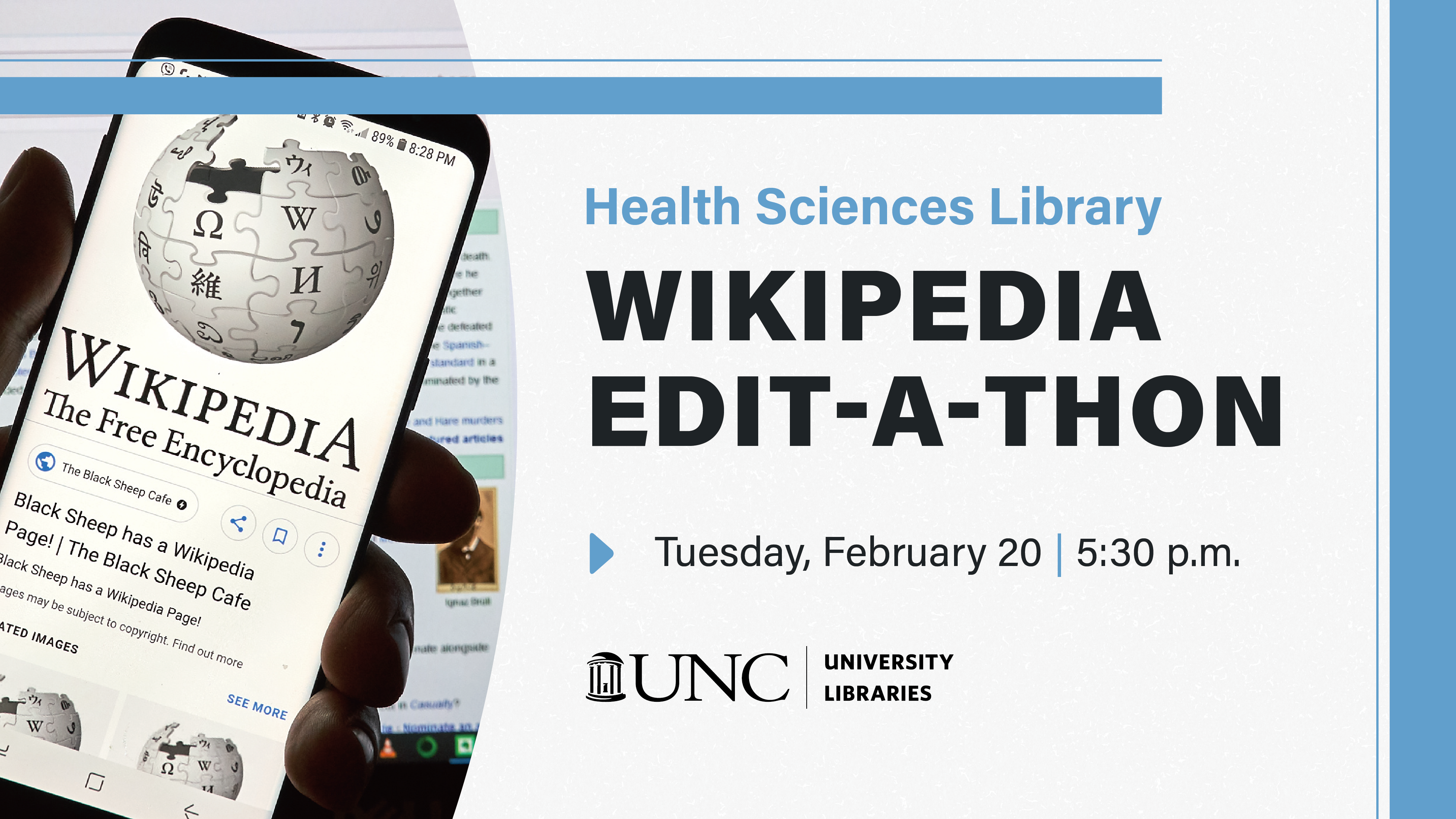 HSL hosts Wikipedia Edit-a-Thon on February 20, 2024